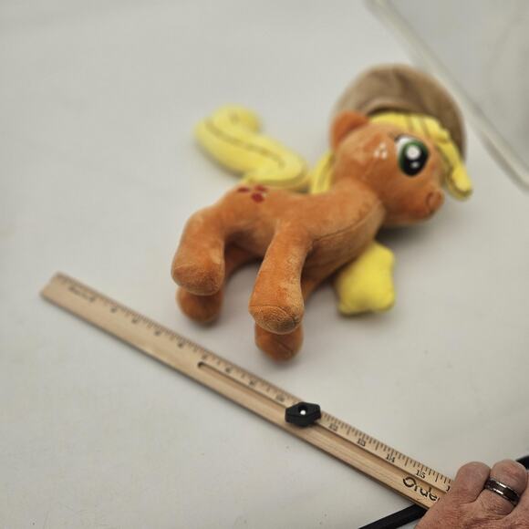 My Little Pony Applejack Plush Stuffed Animal Toy with Cowboy Hat MLP Cutie Mark - Picture 9 of 9